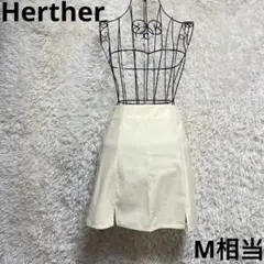 Herther. 台形スカート フリーサイズ パステルイエロー キャロット タグのサムネイル