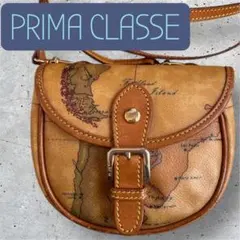 プリマクラッセ 地図柄 レザーショルダーバッグ ミニショルダー