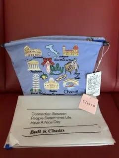 Ball&Chain Chacott イタリア観光名所刺繍ポーチのサムネイル
