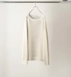 ANCELLM 26SS LINEN TUCK IN KNIT GREIGE 1 - メルカリ