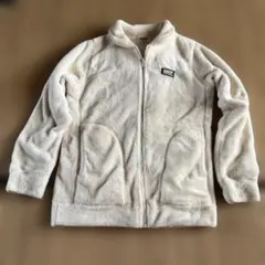 ラッドチャップ　アイボリー フリースジャケット