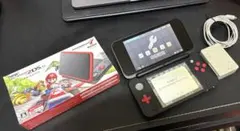 【マリオカート2点付き】ニンテンドー3DS LL シルバー×ブラック 本体 マリオカート2点付き】ニンテンドー3DS LL シルバー×ブラック