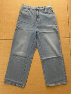 ワイドデニムパンツ ライトブルーのサムネイル
