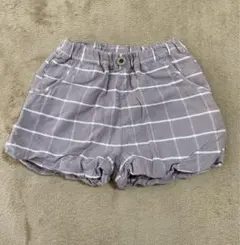 テータテート かぼちゃパンツ キュロット チェック 90