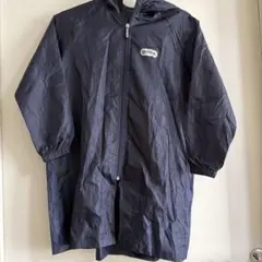 OUTDOOR キッズ レインウェア 長袖 上下セット ネイビー 袋付き　140