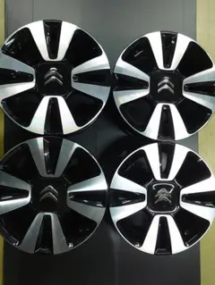 【シトロエンC３用】　新品純正ホイール４枚 シトロエン 純正 NEW C3 BLACK CROSS 17 インチ アロイホイール