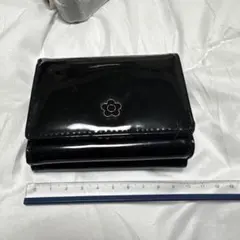 MARY QUANT 三つ折り財布 ブラックのサムネイル