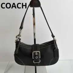 【美品】大人気COACH コーチ 7542 ハンドバッグ　黒　ブラックレザー 2026年最新】coach 7542の人気アイテム - メルカリ