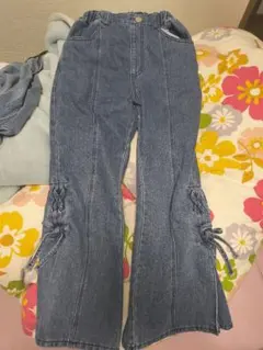 しまむら　デニムパンツ　160のサムネイル