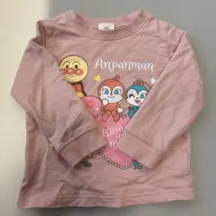 アンパンマン 長袖Tシャツ 90サイズ ピンク 美品 キッズ