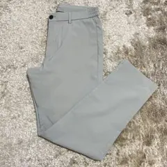 美品 ユニクロ セオリー コラボ 感動イージーパンツ ライトグレー