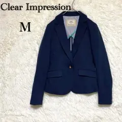 クリアインプレッション テーラードジャケット フォーマル ネイビー M