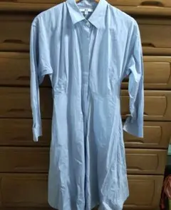 UNIQLO シャツワンピース Sサイズ ライトブルー