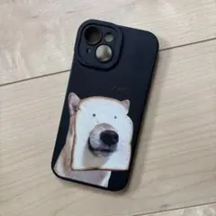 犬トーストデザイン iPhone15 ケース