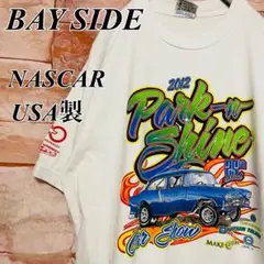 【90s古着】USA製アメ車Tシャツ シボレー100周年L 白　vintage