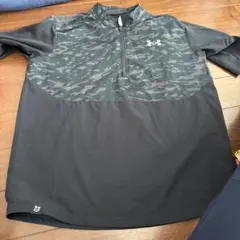 Under Armour ハーフジップ ブラックカモ