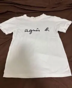 agnis b. ホワイト Tシャツ