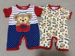 香港ディズニー ベビーロンパース 2点セット　限定品