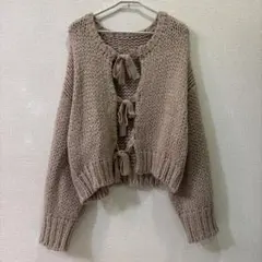 one after another NICE CLAUP ニットカーディガン