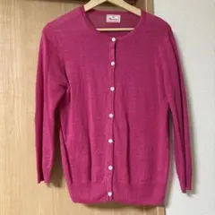 mao made リネンカーディガン クルーネック411107