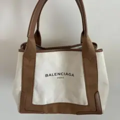 ニコニャさん専用】BALENCIAGA キャンバストート キャメル - メルカリ