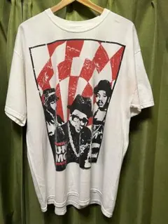 【公式】RUN-DMC オフィシャルTシャツ 旭日旗デザイン XL 白