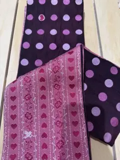 SEIKO MATSUDA ハートと花の刺繍 半幅帯