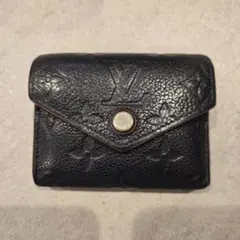 Louis Vuitton ネイビー 三つ折り財布
