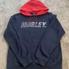 Hurley フード付きパーカー S ネイビー/レッド