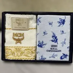 新品未使用　MCM &ロイヤルコペンハーゲン　ウォッシュタオル　バラ売り不可のサムネイル
