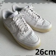 ナイキ　エアフォース1 ロー ホワイト 07　26cm
