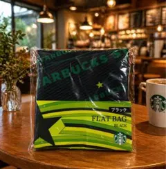 スターバックス フラットバッグ クリスマス ブラック　新品 Starbucks