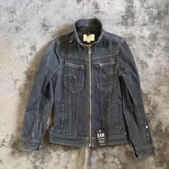 新品！ジースターロウ　g-star RAW デニムジャケット　ライダース