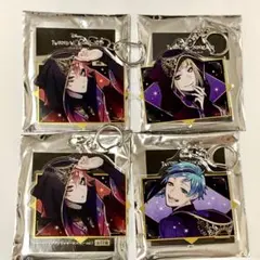 ツイステ アクキー 4個セット＋ クリアカード 2枚