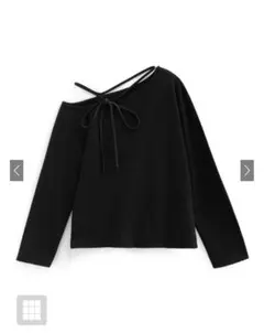 GRL クロスストラップワンショルダートップス[fo2138]