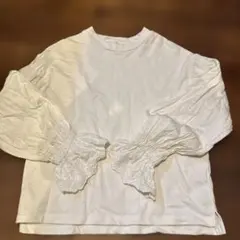 LOWRYS FARM ホワイト長袖シャツ Lサイズ