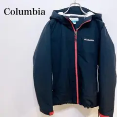【人気】Columbia ブラック×ピンク ナイロン マウンテンパーカー