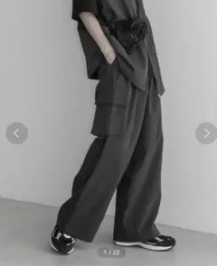 【remer】loose out tuck wide cargo remer