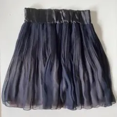 【美品】IENA SLOBE シフォンプリーツ　リバーシブルスカート