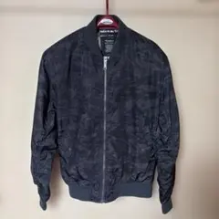 FieldCore ブラック迷彩 ブルゾン Lサイズ　裏生地アルミ　MA1タイプ