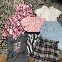 H &M ハローキティ bebe コムサ　130㎝　5点セット