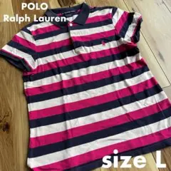 レディース Ralph Lauren ボーダーポロシャツ