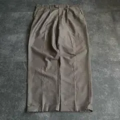00s DOCKERS ツータックワイドスラックス グレー系