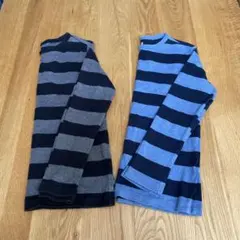 ボーダーカットソー　2枚セット