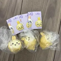 ちいかわ　ソフビフィギュア4 うさぎ×3