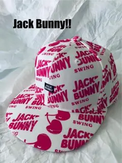 JackBunny ゴルフキャップ フラット レディース★平ツバ 新品