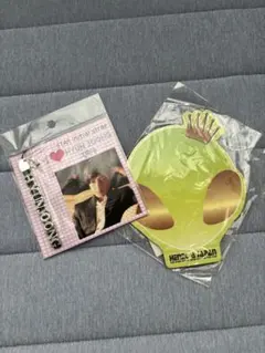 キム・ヒョンジュン イニシャルストラップ & エイリアンデザインマウスパッド