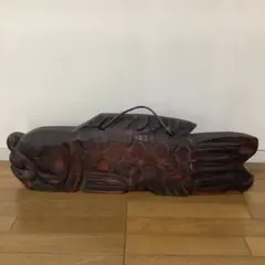 833『木製 魚板 魚鼓』　　/骨董品 古美術 茶道具 アンティーク 833『木製 魚板 魚鼓』 /骨董品 古美術 古道具 アンティーク 古玩 833