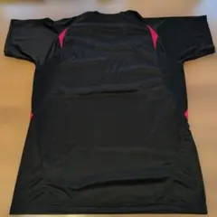 asics アシックス スポーツシャツ ブラック ピンク