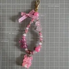 チンチラ　オリジナルストラップ　キーホルダー　no5